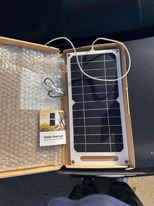 Solar Panel Portable Charger (USB) - Picture 1 of 2