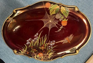 Vintage Rouge Royale Carlton Ware Serving Bowl, Spider Web - Picture 1 of 2