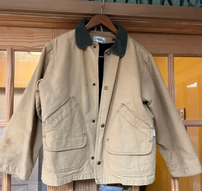 Abrigo de campo LLBean vintage para niño M - con forro aislante extraíble, telas EE. UU. Foto 1 de 4