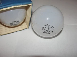 Vintage Lot of 2 GE 90W Light Bulb A19 E26 sockets (MADE IN USA) Cleveland, OH - Picture 1 of 8