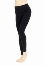 POMPEA LEGGINS DONNA PUSH UP COPRENTE IN MORBIDA MICROFIBRA S/M/L NERO