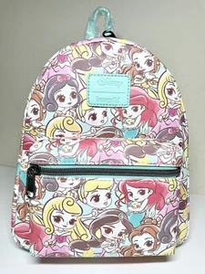 Loungefly Disney Chibi Prinzessin Mini-Rucksack: Ariel, Aschenputtel, Belle... Neu mit Etikett - Bild 1 von 10