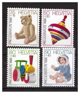 SVIZZERA 1986 - PRO JUVENTUTE SERIE NUOVA ** MNH - Picture 1 of 1
