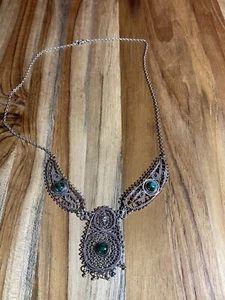 Sterling Silver 925 pendant filigree vintage - Picture 1 of 5