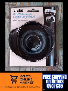 Vivitar 72mm Lens Hood - Pro Wide Angle Digital Lens Hood - NEW - Picture 1 of 7
