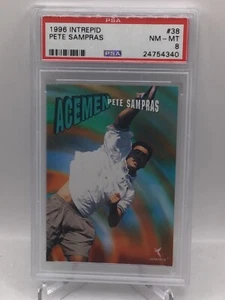 1996 Intrepid #38 Pete Sampras PSA 8 - Picture 1 of 2