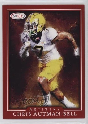 2022 SAGE Low Series Artistry Red Chris Autman-Bell #ART-CAB - Image 1 of 2