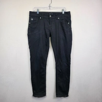 MEK Denim Bulgan Cigarette Jeans mens 31x29 Blue Low Rise Dark Wash Y2K 34x28 - Image 1 of 4