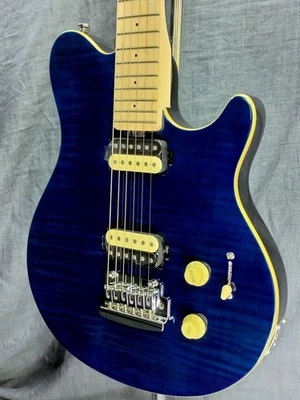 Sterling by MUSIC MAN SUB AX3FM NBL M1 AXIS FLAME TOP Neptune Blue - Image 1 of 4