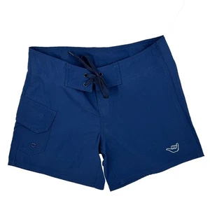 Pantalones cortos de bolsillo azul marino con guardia para niñas-M - Imagen 1 de 1