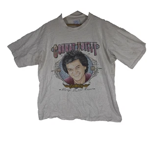Vtg Conway Twitty Shirt Mens Large Short Sleeve Made In USA Country Music Retro - Picture 1 of 13