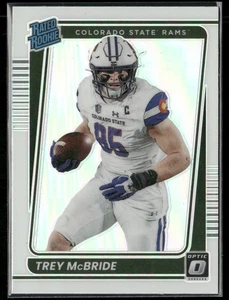 2022 Panini Chronicles Draft Optic Rated Rookie Holo Trey McBride #28 Colorado - Picture 1 of 2