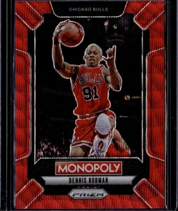 2024-25 Panini Prizm Monopoly DENNIS RODMAN Red #LEG7 Chicago Bulls - Bild 1 von 2