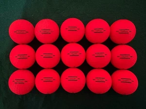 15 TITLEIST TRUFEEL RED GOLF BALLS - MINT/NEAR MINT - SAME BALLS SHOWN IN PHOTOS - Picture 1 of 2