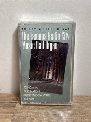Ashley Miller - The Famous Radio City Music Hall Organ (Cassette, 1993) Sealed - Image 1 of 3
