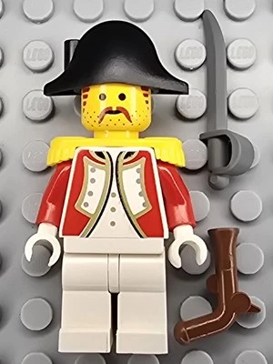 Lego Pirates Minifigure PI001 Imperial Guard Admiral - Image 1 of 4