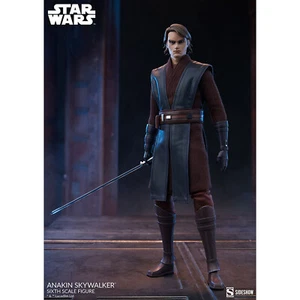Figura Sideshow Star Wars The Clone Wars Anakin Skywalker Sexta Escala NUEVA - Imagen 1 de 4