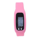 (Rosa)1 Stück LCD Sport Armbänder Schrittzähler Fitness Tracker