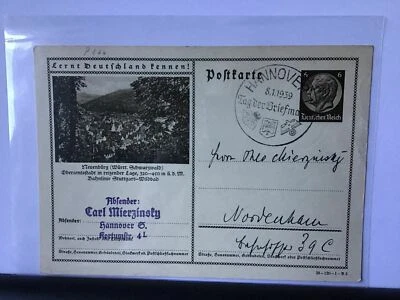 Alemania 1939 Hannover sellos día sellos postal Ref R25974 Foto 1 de 2