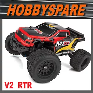 TEAM ASSOCIATED RIVAL MT10 V2 BRUSHLESS MONSTER TRUCK w LIGHT WHEELIE BAR RTR - Picture 1 of 10
