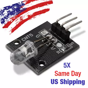 Modulo lampeggiante LED 7 colori Arduino ESP32 rosso verde blu giallo bianco USA! 5 pezzi - Foto 1 di 3