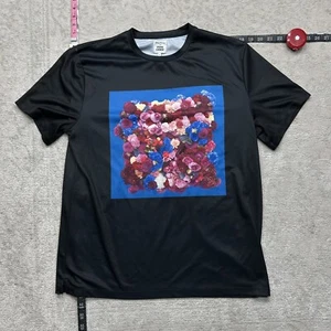 Opening Ceremony Shirt Men's Medium Black Short Sleeve Crewneck Floral Box - Picture 1 of 7