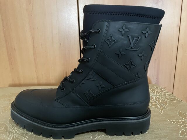 LIMITED EDITION MENS US 7 BLACK LOUIS VUITTON VOLTAIRE ANKLE BOOTS - $