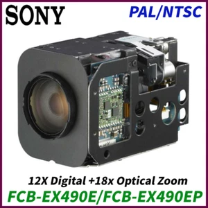 SONY FCB-EX490E/FCB-EX490EP 12X DigitaL 18x Optical Zoom Box Block Camera Module - Picture 1 of 5