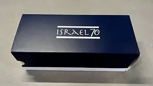 Conklin Fountain Pen BOX ONLY, Israel 70, Blue and White - Picture 1 of 9