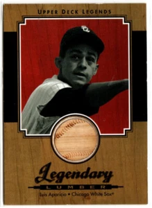 2001 Upper Deck Legends Baseball Legendary Lumber Luis Aparicio BAT WHITE SOX - Bild 1 von 1