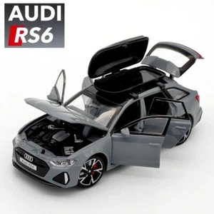 Modelo de coche de juguete Audi RS6 1:32 con luces de sonido y puertas de trabajo modelo diecast - Imagen 1 de 10