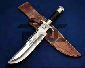 COLTELLO COMMANDO PERSONALIZZATO FATTO A MANO D2 ACCIAIO LS1 SISTEMA CACCIA TATTICO BOWIE COLTELLO - Foto 1 di 7