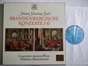 HARNONCOURT CONDUCT BACH BRANDENBURG CONCERTO CONCENTUS MUSICUS TELEFUNKEN 35043 - Picture 1 of 7