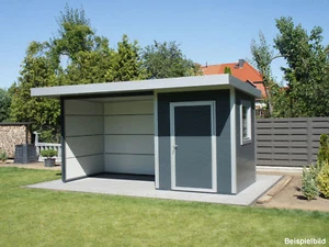 GO-ISO - hochwertiges Gartenhaus isoliert - anthrazitgrau - 5,00 x 2,00 m - Bild 1 von 5