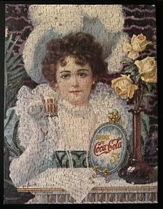 Vintage Drink Coca-Cola 1890s Advertisement Jigsaw Puzzle Sign - Picture 1 of 1