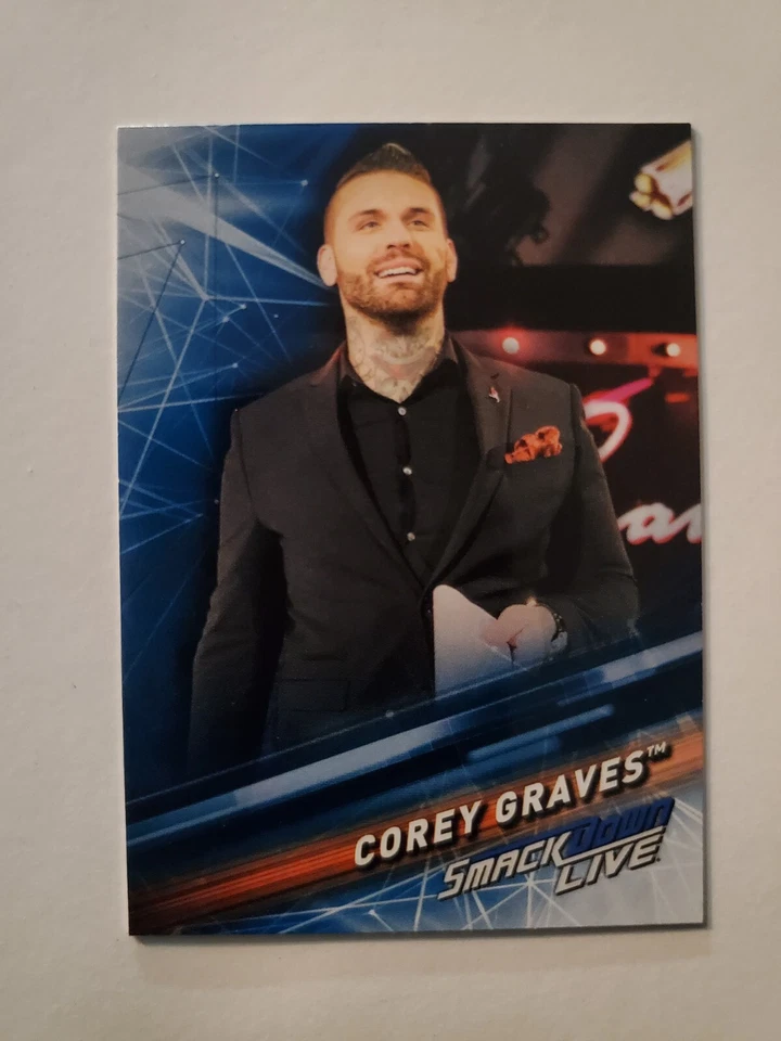 2019 Topps WWE SmackDown Live Commentator 〜 #18 COREY GRAVES - Image 1 of 2