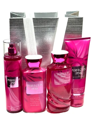 ВАННА И ТЕЛО РАБОТАЕТ ИДЕАЛЬНО В РОЗОВЫЙ ТЕЛА КРЕМ СТИРКА ТУМАН ЛОСЬОН ПОДАРОЧНЫЙ НАБОР С СУМКОЙ - Изображение 1 из 4