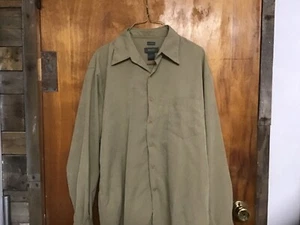 Men’s Bruno Long Sleeved Shirt L Large Beige or Light Brown - Picture 1 of 5