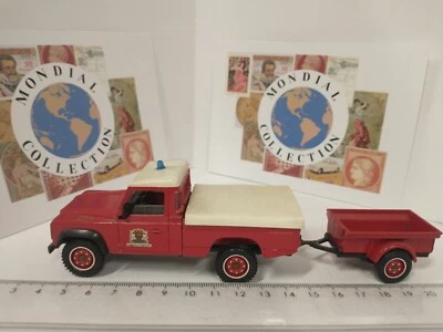 PMPB7-0358 Auto Dei Vigili Del Fuoco Solido Land Rover Defender + Rimorchio 1/43 - Immagine 1 di 2