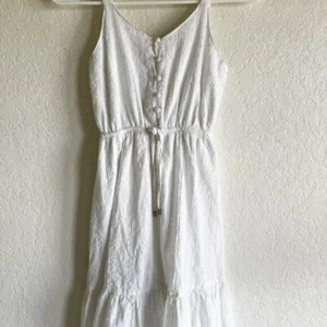 Japna Girls Cottagecore Size10 White 100% Cotton-Lined Spaghetti Strap Dress - Picture 1 of 10