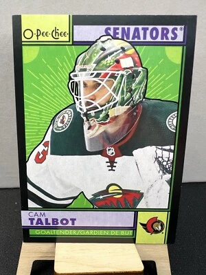 2022-23 O-Pee-Chee Retro Black Border /100 Cam Talbot #474 Wild Red Wings Goalie - Image 1 of 2