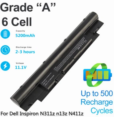 Battery for Dell Latitude 3330 Vostro V131 V131D V131R 312-1257/1258 H2XW1 JD41Y - Image 1 of 4