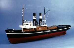 Saito Steam Tugboat 1/40 "NEPTUNE" Hull Kit New F/S from Japan (1000) - Picture 1 of 12