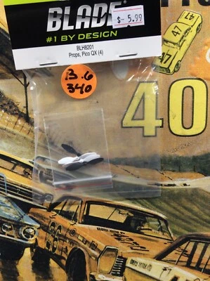 Blade BLH8201 Pico QX replacement props {4pc} NewInPack USA Shipped - Image 1 of 4