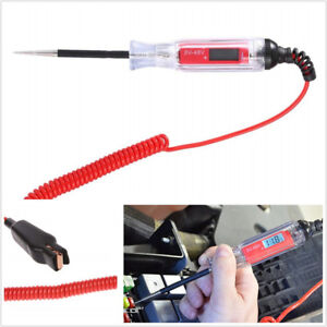 3-48V Car Trailer Snowmobile LCD Digital Electric Circuit Tester Test Light Pen