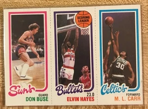 Carta Basket 1980 Topps Elvin Hayes #242 Washington Bullets - Foto 1 di 2