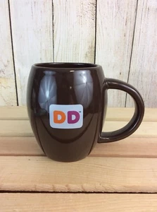 Dunkin Donuts DD Kaffeetasse 2009 dunkelbraun Fass Sammeltasse Becher - Bild 1 von 5