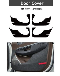 Cubierta de puerta antiarañazos tela de fieltro 4 piezas negro Ems/Usps para Kia EV9 2024~2025 - Imagen 1 de 9