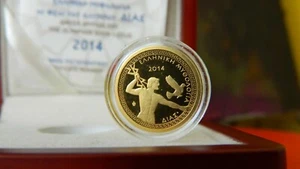 Greece, 2014, 100 Euro, Gold Coin, Zeus , Jupiter, Proof, Gold 999% - Picture 1 of 10