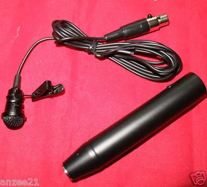 Cardioid Lavalier Microphone For Shure Mixing Console 48V Phantom Power Adapter - Picture 1 of 1